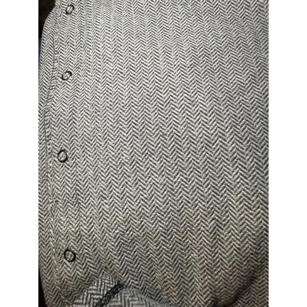 Lululemon Vinyasa Scarf Wrap, Black & Gray Herringbone
